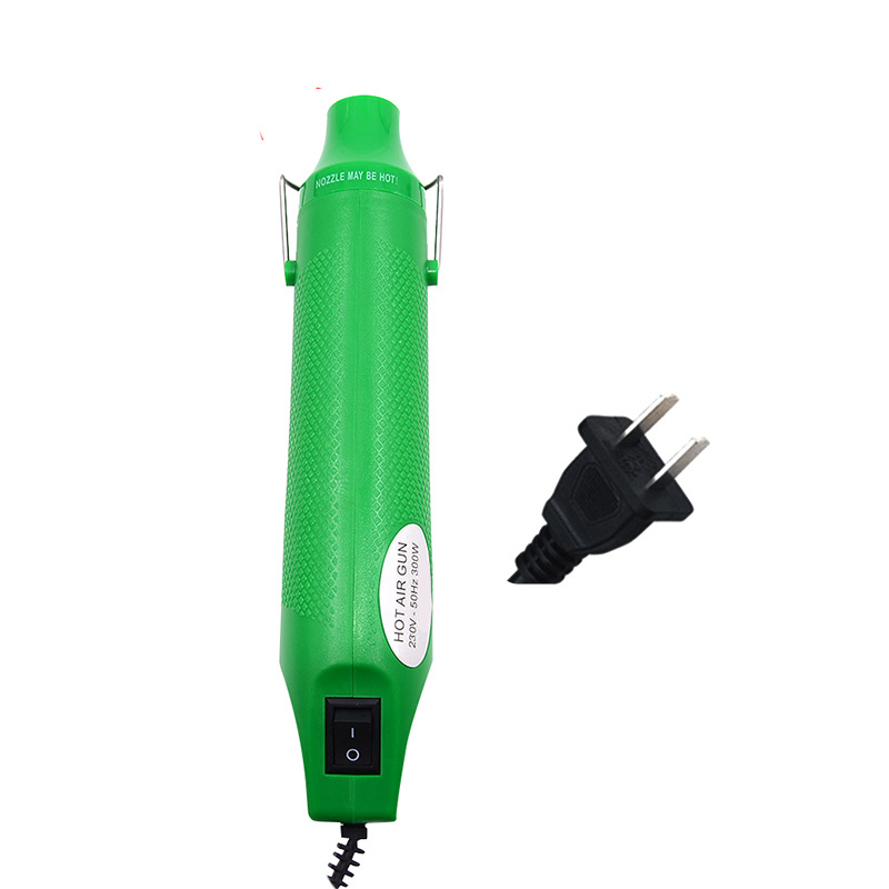 Pistola de aire caliente 220V estándar nacional 110V estándar americano 300W cerámica suave Tubo termorretráctil película calor encogible herramienta de calefacción pistola caliente