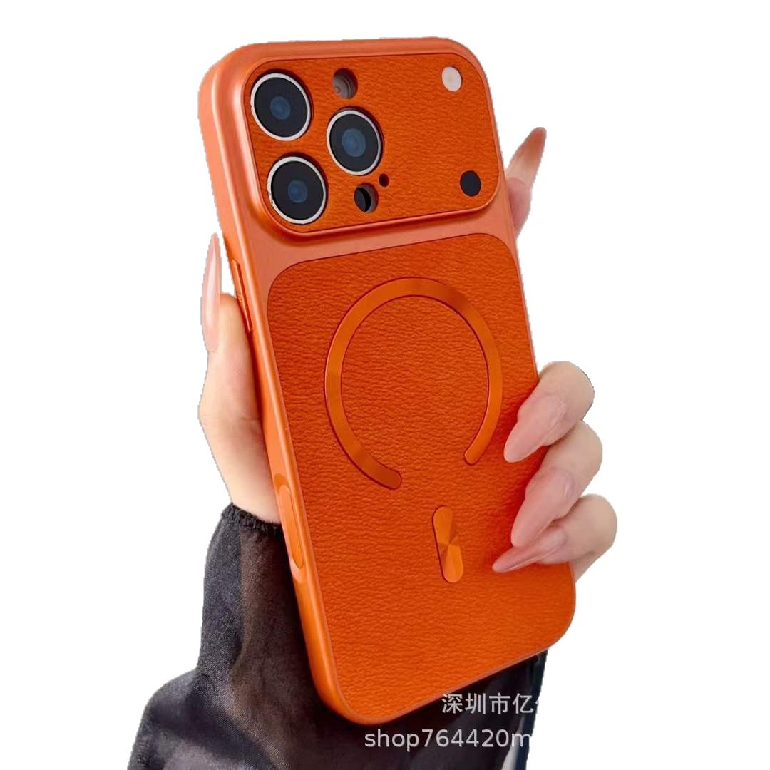 Nuevo tipo de lichi de alta sensación de absorción magnética para iPhone17promax teléfono móvil de 15 segundos para aumentar la ventana