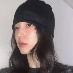 韩版简约百搭纯色蝴蝶结条纹秋冬保暖针织毛线包头帽冷帽男女新