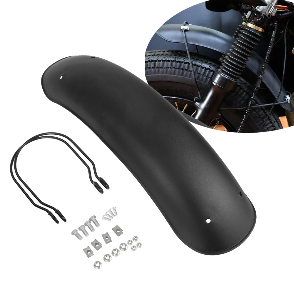 Retro motorcycle modified mudguard front mud tile mud cover CG125 Harley universal water retaining Z1000 soil removal