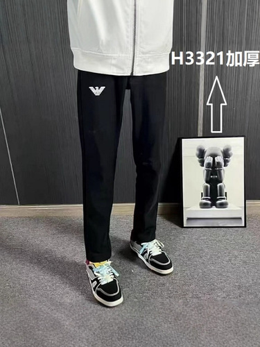High-end thick autumn and winter western pants, men's business western pants, middle-aged small straight loose all-matching long pants, men's trend