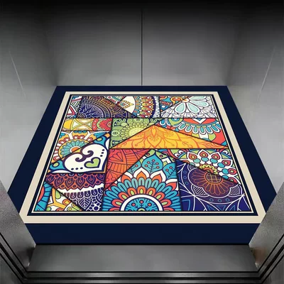 bohemian pattern floor mat, European Avtomobil döşəmə paspasları - 827xxbxmy-8-6060cmnew-diatomaceous-earth-floor-mat