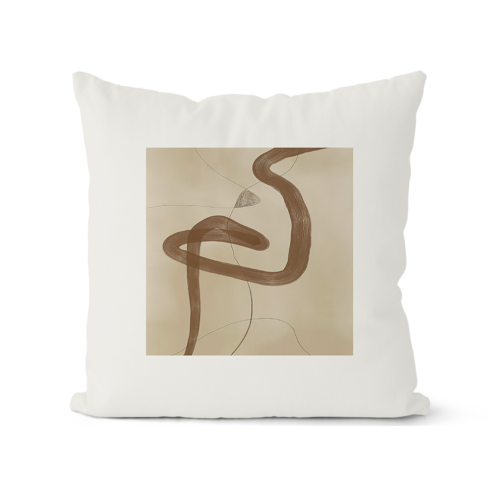 Amazon explosión almohada de impresión geométrica en blanco y negro almohada de decoración interior sofá cojín de cama almohada de cabeza image 9