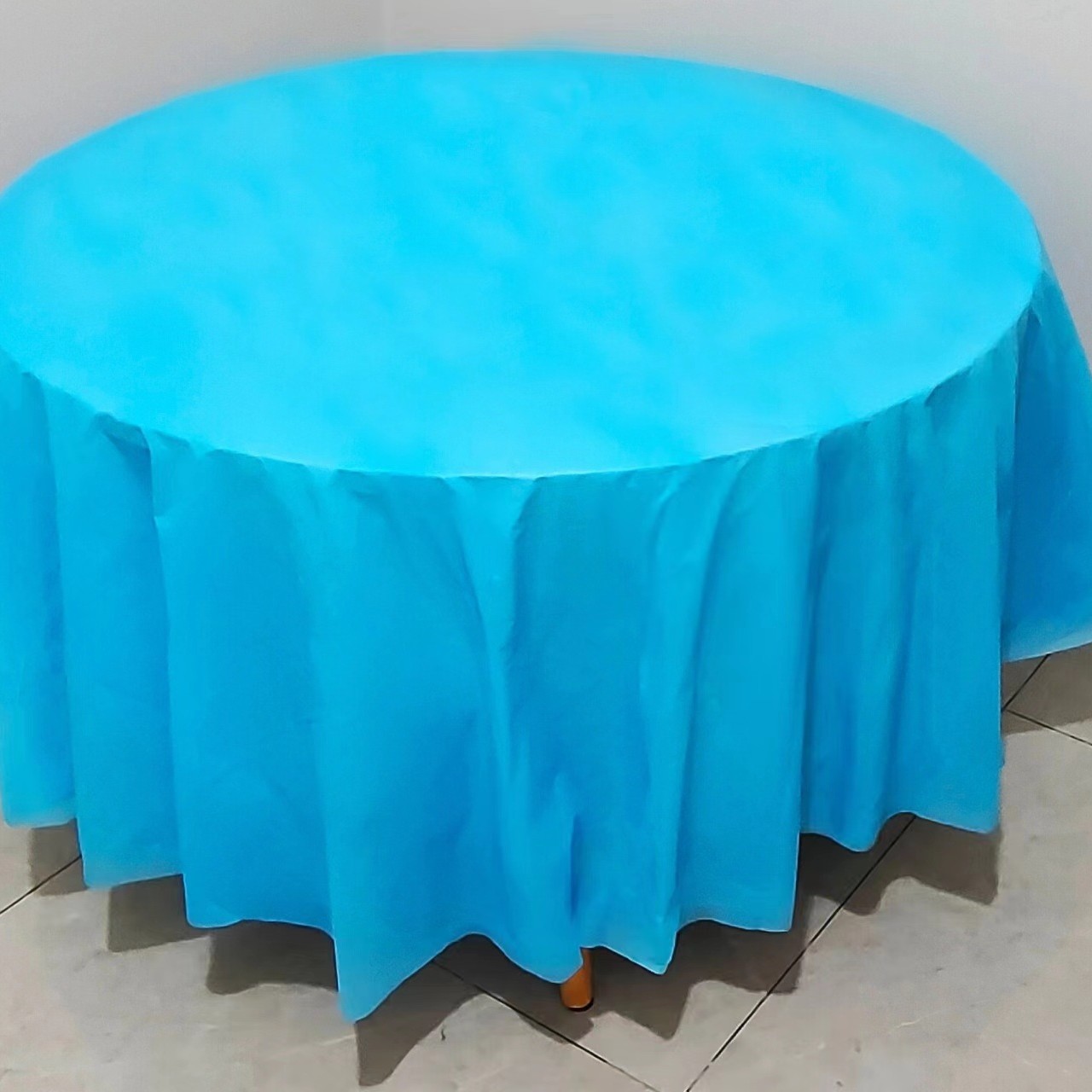 하늘색 라운드 213cm