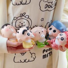 春日部 奶嘴宝宝 小新 五小只婴儿 Q版创意 蜡笔小新手办桌面摆件