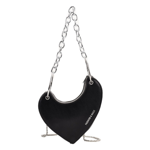 Foreign trade niche trendy cool bags for women 23 new style chain special-shaped peach heart love bag Korean version personalized shoulder crossbody bag