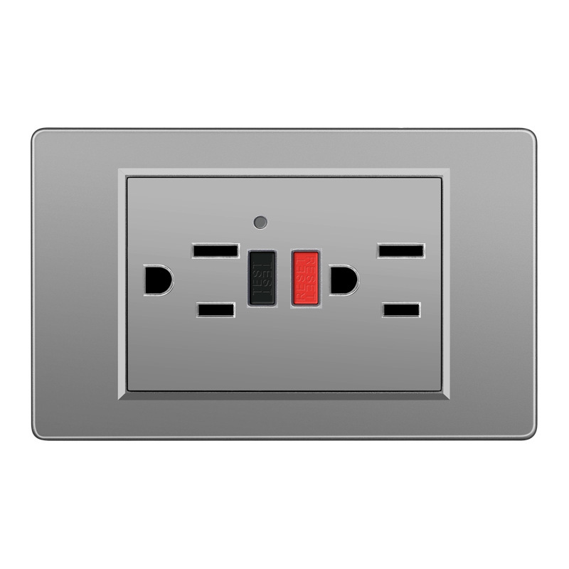 Enchufe de protección contra fugas estándar estadounidense GFCI 118 tipo 15A, 110-250V