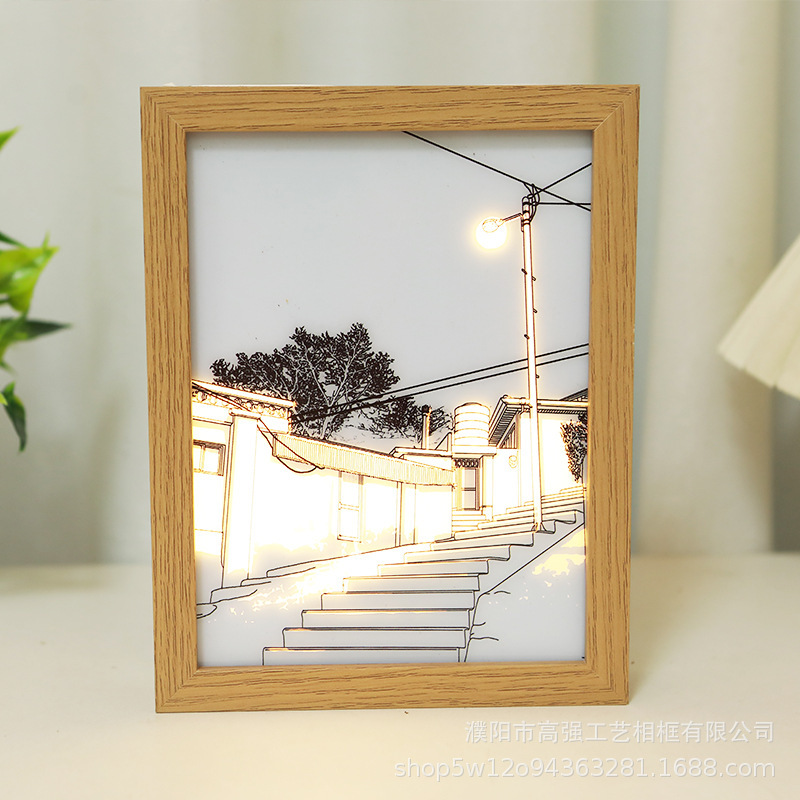 Simple Light Painting Photo Frame Desktop Ornaments Internet Popular Night Light Creative Decorative Painting Photo Frame Bedside Hair Light Picture Frame Simple Light Painting Photo Frame Desktop Ornaments Internet Popular Night Light Creative Decorative Painting Photo Frame Bedside Hair Light Picture Frame