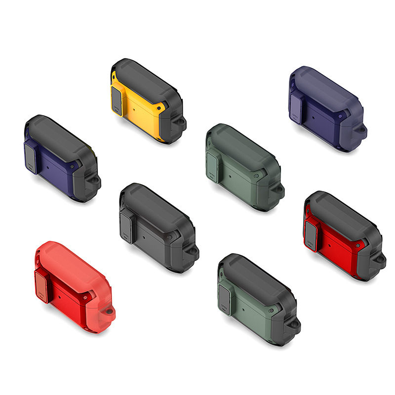 DUX適用Airpods1/2蘋果耳機保護套批發AirpodsPro防摔耳機殼跨境