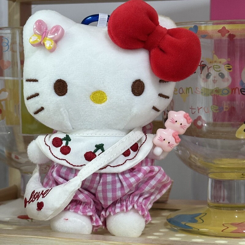ハローキティバッグペンダントリトルシェフシリーズハローキティ人形ペンダントかわいい漫画人形キーホルダー|undefined