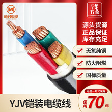 現貨供應YJV電線廣州新興電纜國標純銅芯電線電力行業鎧裝電纜線