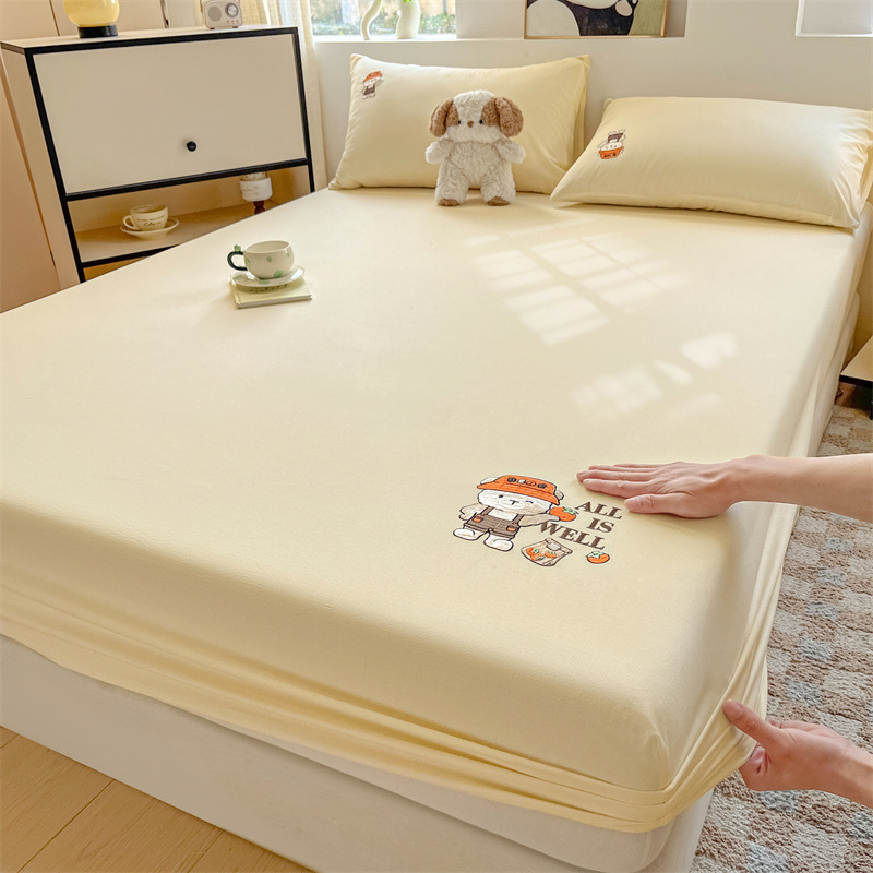 Colcha de algodón puro Colchón de algodón de una sola pieza Cubierta protectora Dormitorio de estudiantes Cama individual con todo incluido Cama individual 2025 Nuevo