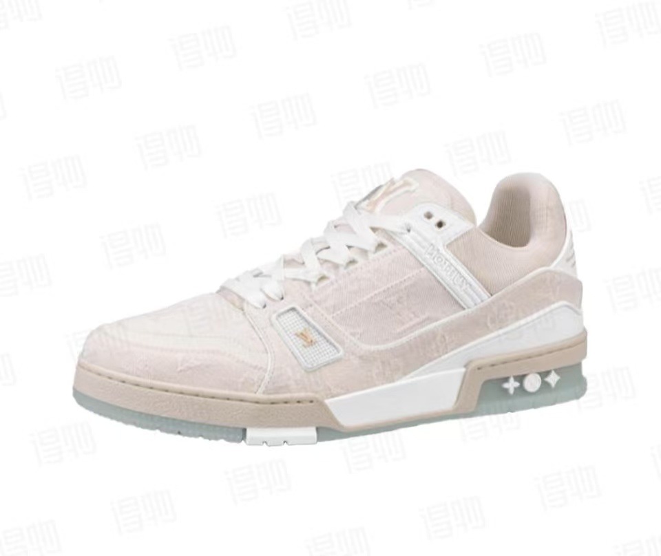 Zapatos de entrenador de casa de burro 1 generación pequeña gorda Dingxin vaquero impresión azul zapatos de suela gruesa hombres y mujeres zapatos de moda casuales versátiles