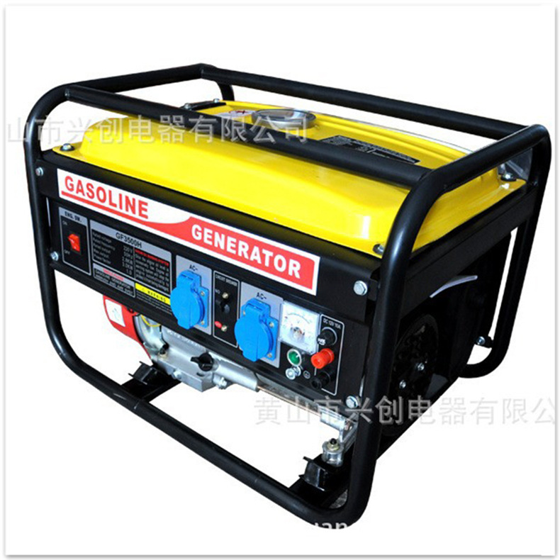 Supply Portable Household Micro 2500W Gasoline Generator 220V Small 2Kw All-Copper 12V Power-Saving Silent