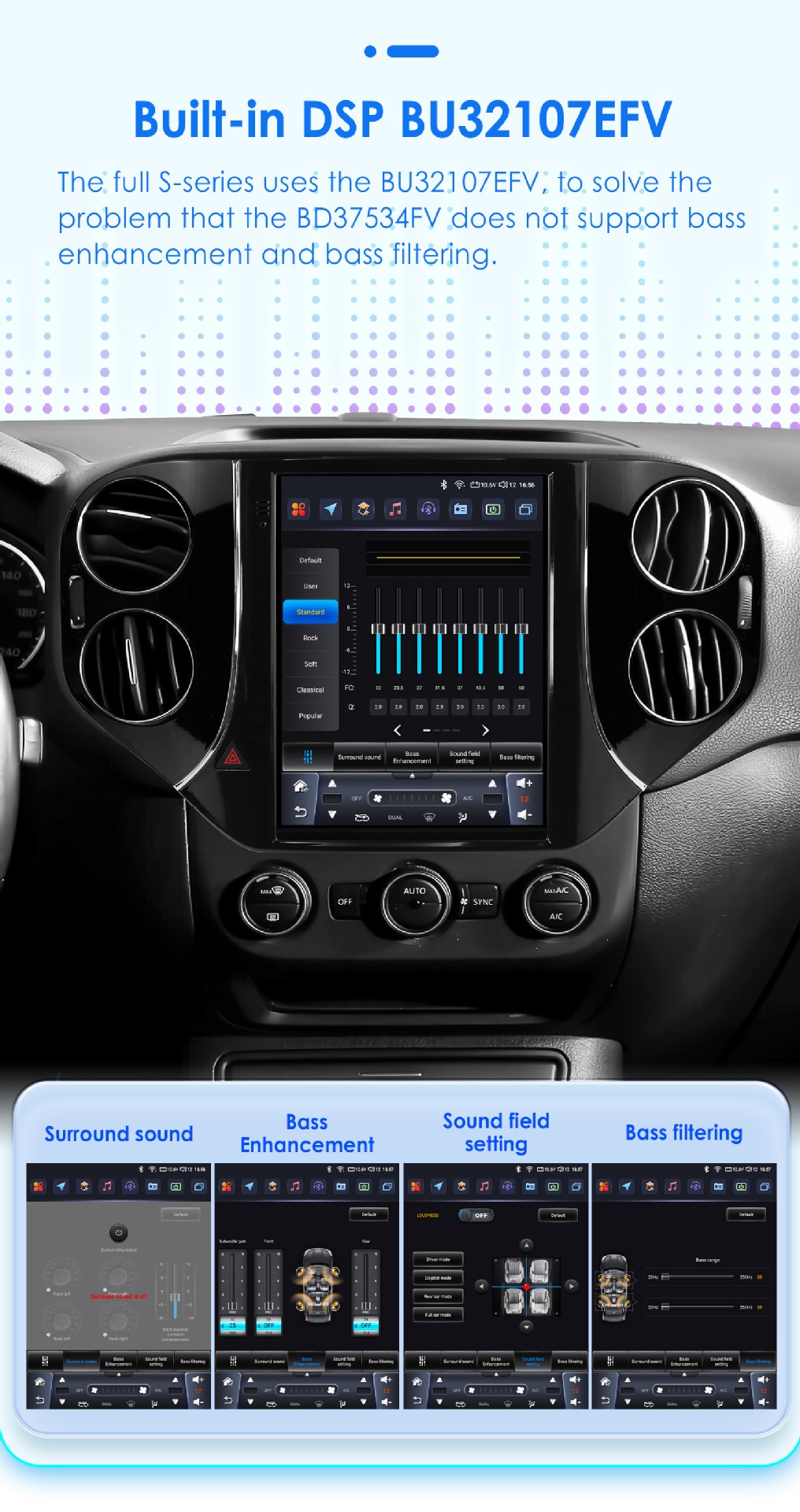 Cross-border goods are suitable for 07-16 Volkswagen Tiguan vertical screen Android navigation GPS car machine central control CarPlay