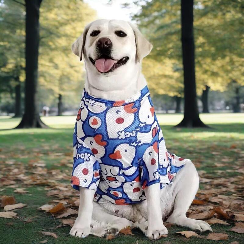 Big Dog Clothes Labrador Golden Retriever Alaska Border Husbandry Chai Dog Medium Dog Large Dog Spring and Summer Pet Clothes
