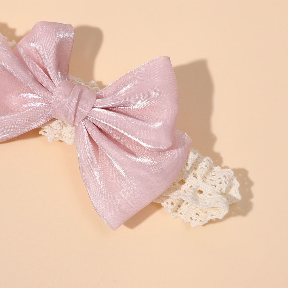 2024 New Style Hair Band Korean Style Cute Fashion Multi-color All-match Elegant Baby Girl Children's Bow Headwear Hair Ring_voghion.com