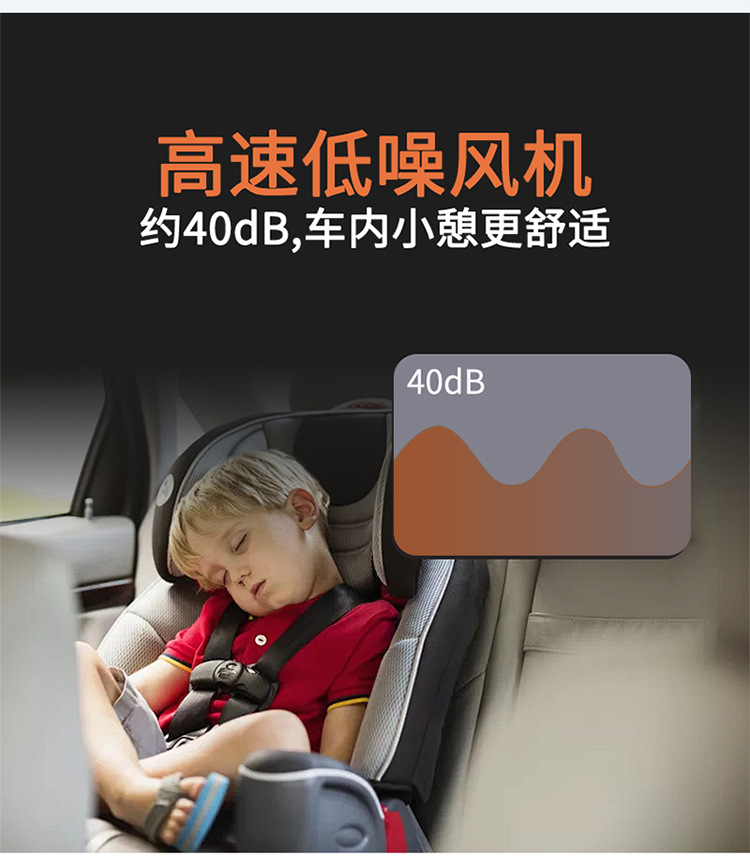 25 New Four Seasons General KY010 Big Fan 12V24V Ventilation Cool Breathable Car Interior Single Seat