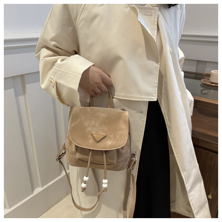 360g Weight Sewing Thread Fashion Element Flip Cover Closure Type Double Shoulder Straps Strap Type Functional Backpack Bags Type Casual Occasion Nylon Material Women's Backpack Backpack Solid Color Pattern All Seasons Season Women's Gender Elegant, Preppy Style Style Square Shape Solid Color Casual Women's Backpack Functional Backpack 7