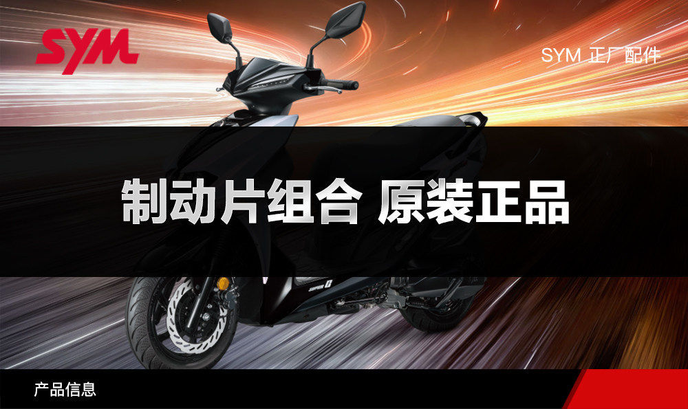 Original Sanyang Little Steel Hero Crox Rx150 Warrior 125 Jet Sl Front and Rear Brake Pads Disc Brake Parts Accessories