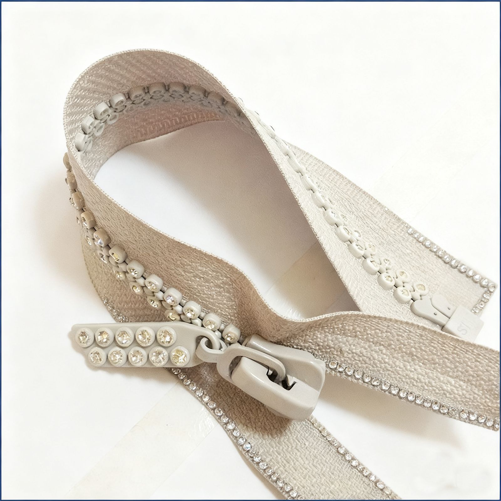 10号钻石拉链 A钻可做双排单排拉链