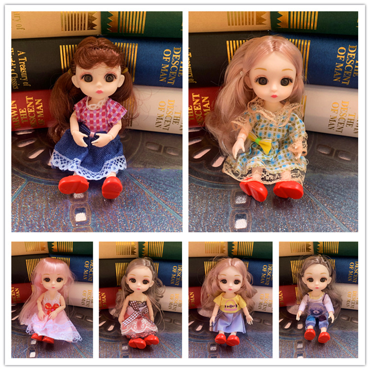 Al por mayor solo bjd8 puntos individualmente empaquetado muñeca Lele Barbie muñeca chica jugar casa juguete caja de regalo