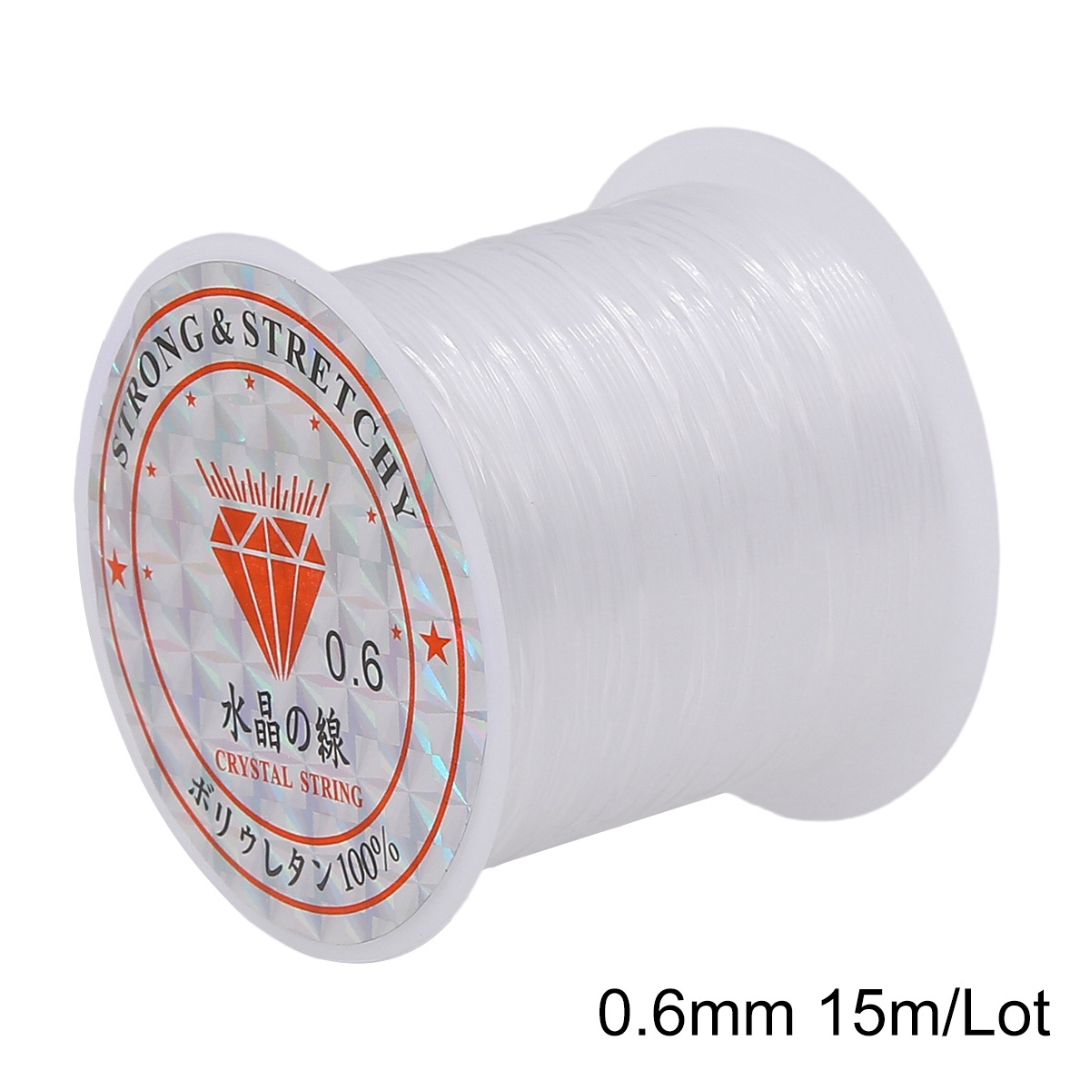 The thickness of 0.6mm transparent white about 15 meters/roll
