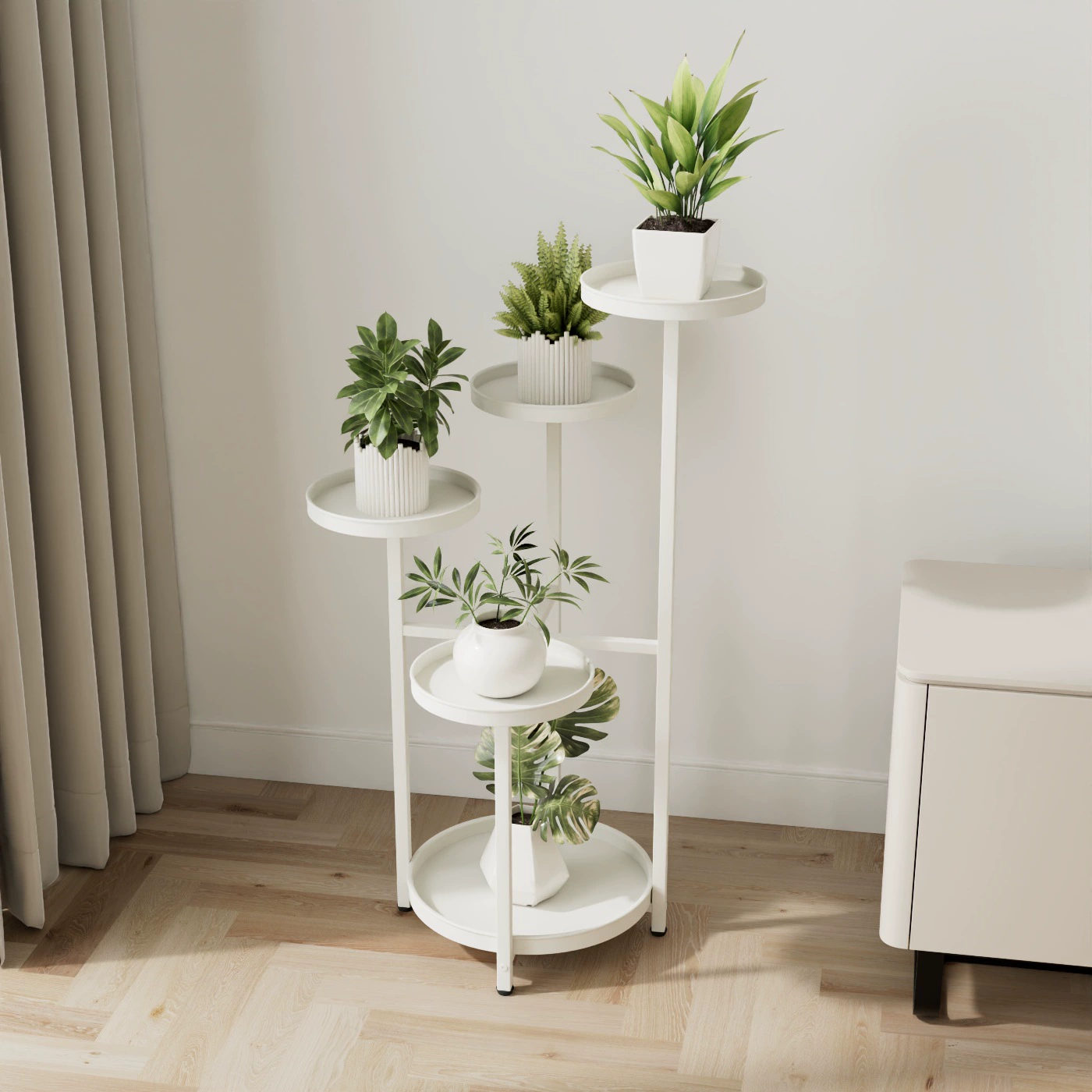 Гостиная светло-экстравагантное железо цветочный горшок растительный навес Высококачественная бытовая балконная подставка для цветов многоуровневый дизайн наполая подставка для цветов