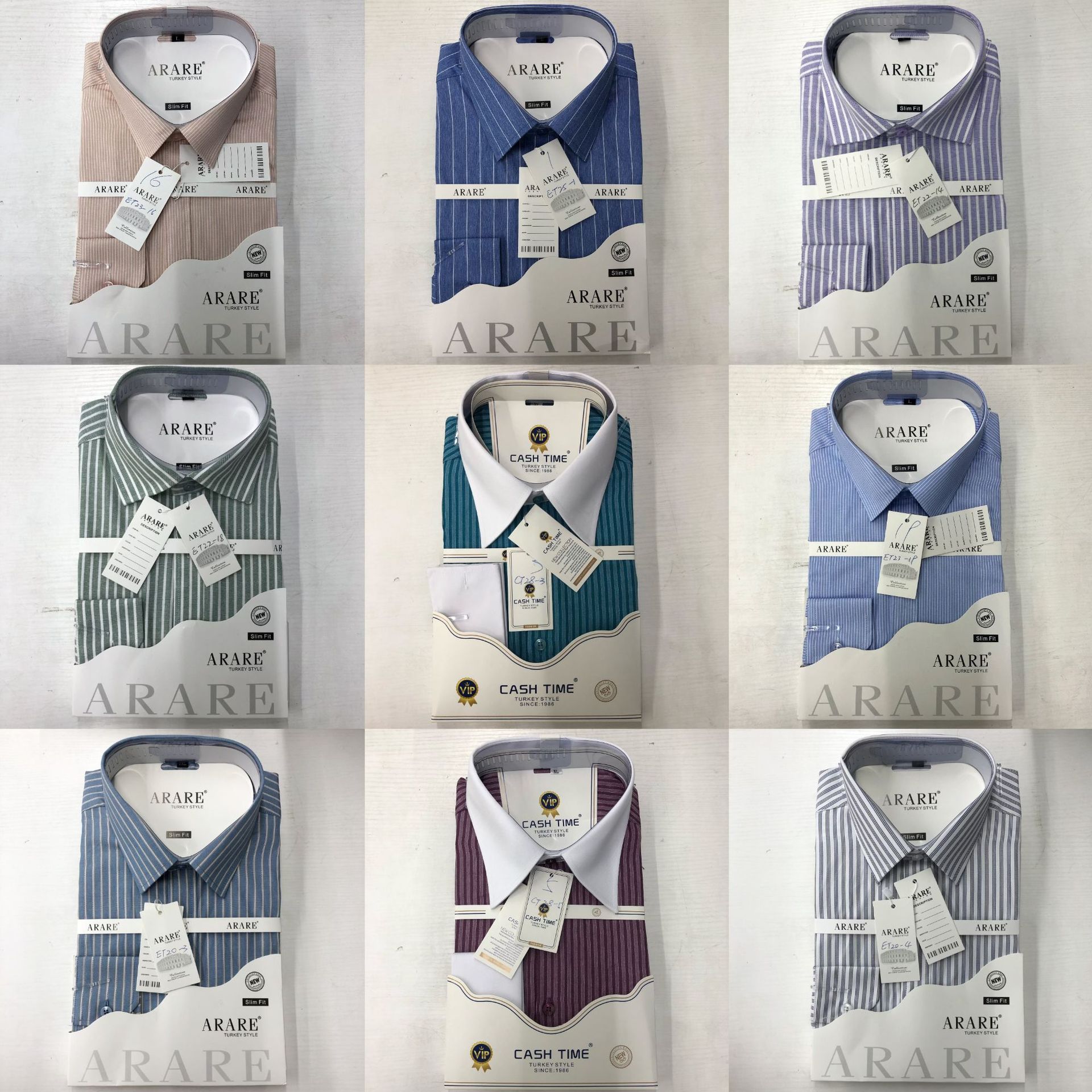 Men's Clothing Striped Long Sleeve Cotton Shirt Business Casual Summer Basic Elegant Style Fit Single Breasted_viptrois.com