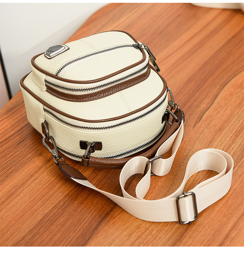 Borsa a tracolla a mano Texture per donna 2024 Nuova moda ufficio pendolare Piccola scatola multistrato Grande capacità_voghion.com
