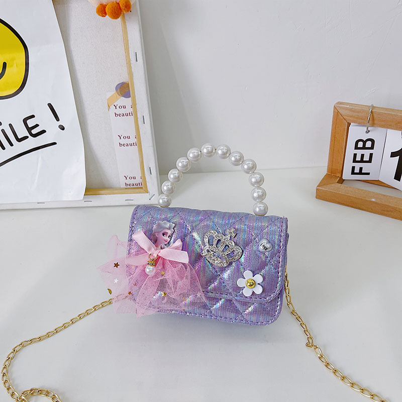 Bolso para niños pequeña niña 2021 bolso de hombro de moda Aisha bolsa de mensajero blanca como la nieve mini bolso de moda monedero