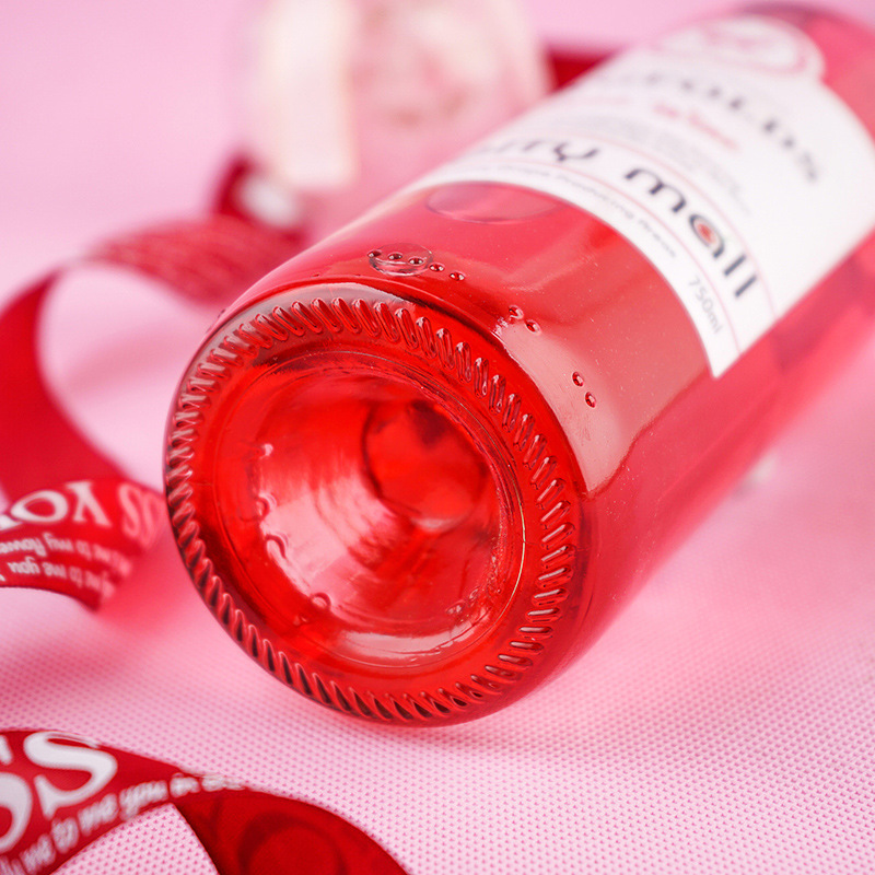 Mulin Liquor Factory: 8% Angfu Estate Rosé Wine, 750ml — Sweet Young Girl's Wine, Wholesale Full-Case Red Wine