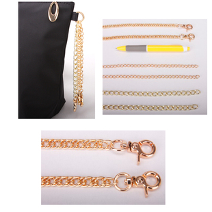 Dy bag chain hardware accessories bag shoulder strap chain golden chain hook metal DIY jewelry bag chain
