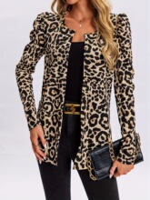 U 76608 Women's Printed Cardigan ӡ������ ŷ���羳����