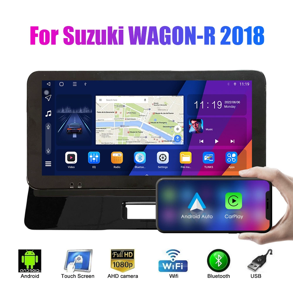 Подходит для 2018 года Suzuki Wagon-R Android-навигатор GPS задняя камера все-в-одном машина
