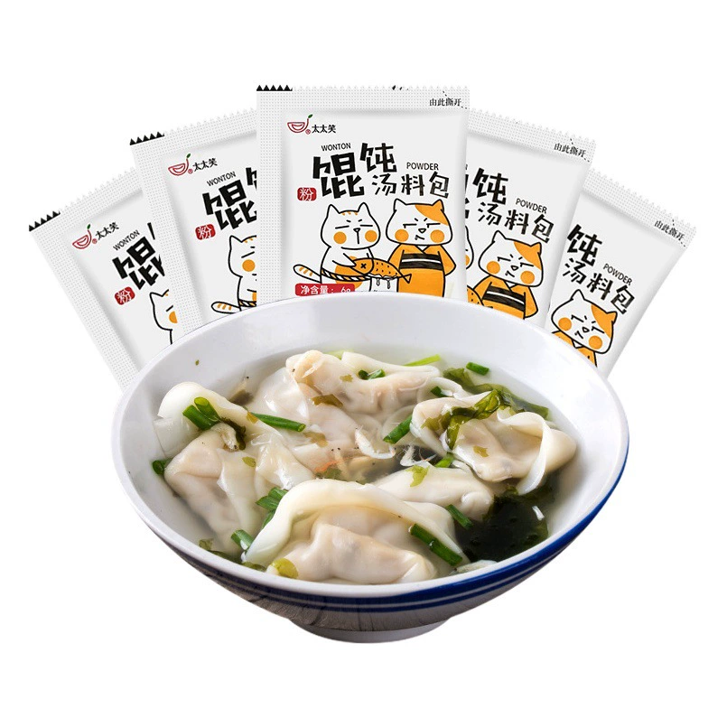 Леди Xiaoxiao wonton пакет небольшая посылка для оптовиков водоросли быстрого приготовления кожа креветок wonton суп пельмени Нижняя приправа