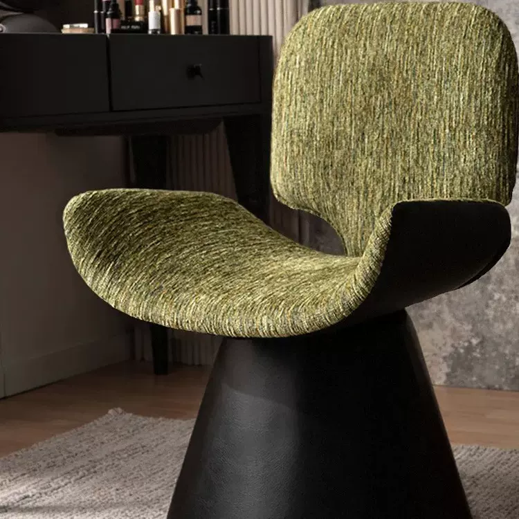 梳妆凳卧室化妆椅复古法式餐桌椅家用化妆凳美甲凳子靠背梳妆椅