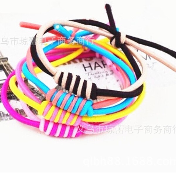 Personalized new Korean hair accessories double -line double -color…