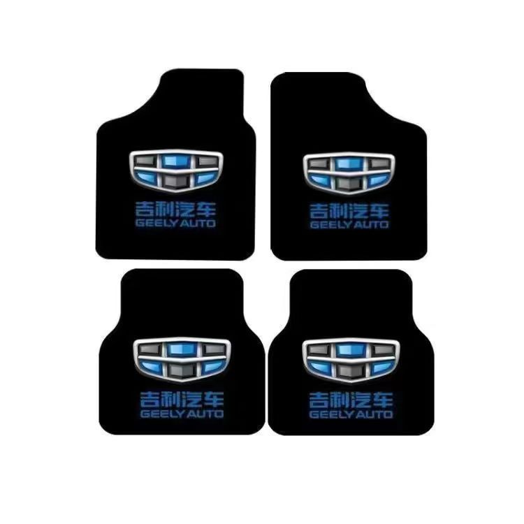 Transfronterizo de pie de coche GM alfombra antideslizante desgaste alfombra pie Mat cristal terciopelo coche pie Mat anti-sucio mat