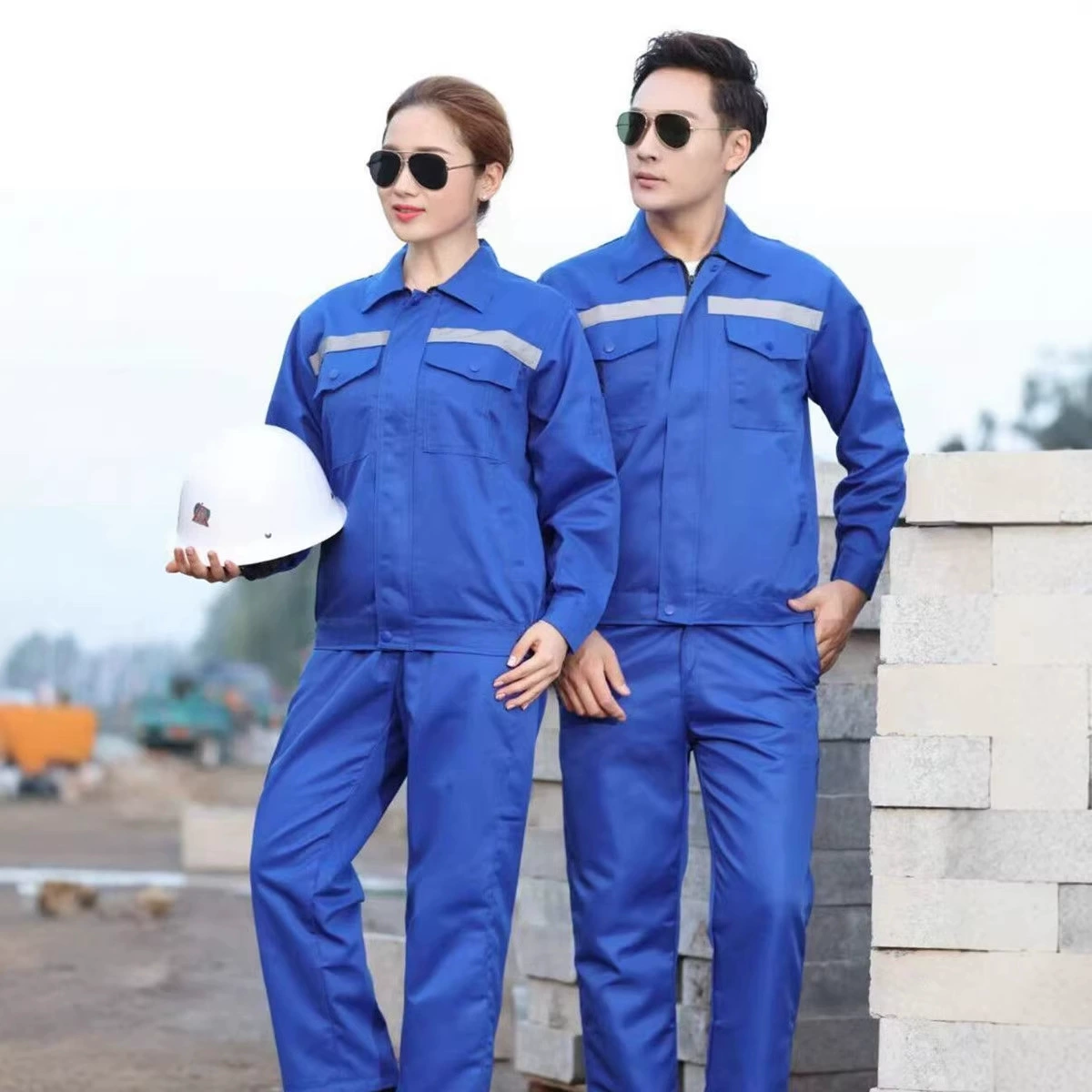 Long-sleeve, overall, uniform for work