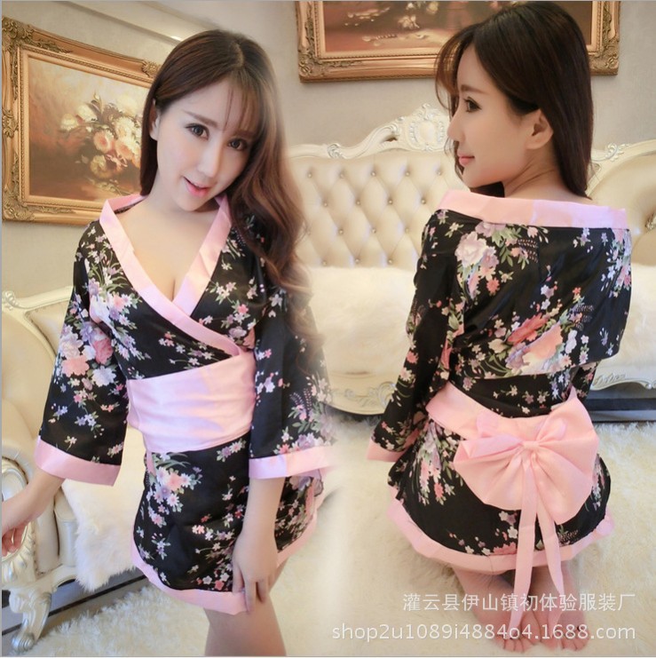 Nuevo estilo japonés sexy kimono tentación traje sexy ropa interior de mujer sexy uniforme estudiante ropa de una sola pieza de entrega