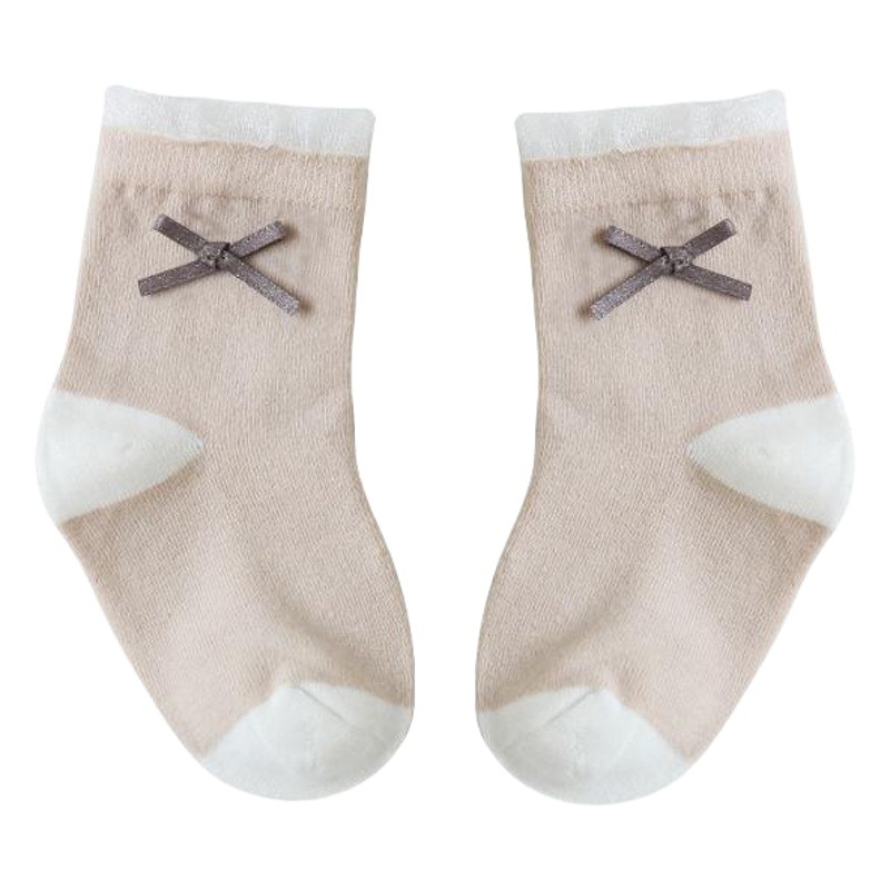 20 otoño calcetines de los nuevos niños estilo coreano arco encaje calcetines de media pantorrilla calcetines de bebé calcetines de princesa bebé