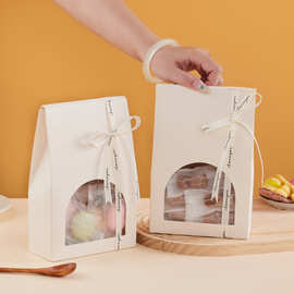 2026烘焙包装新年咖啡糖牛轧糖果袋曲奇饼干包装袋开窗自立袋子空