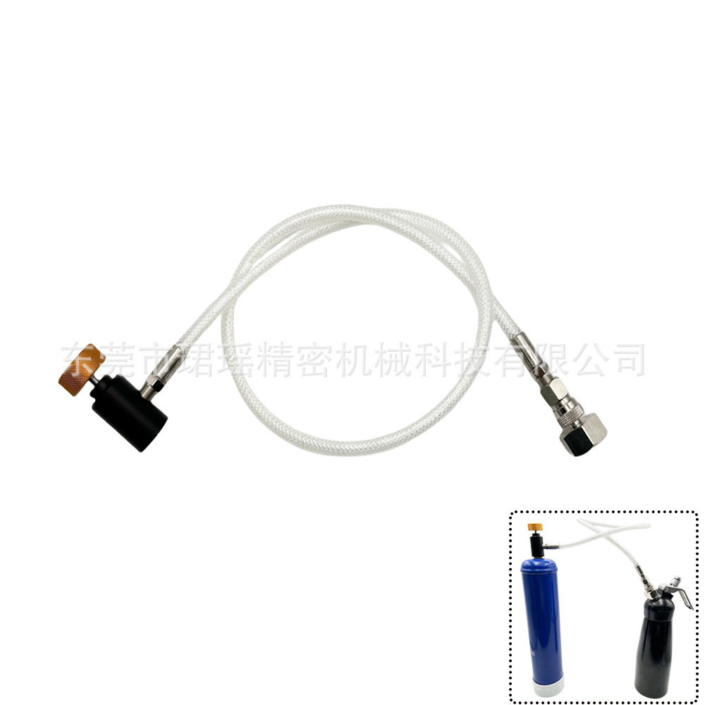 跨境供应奶油发泡器M11*1充气接头快速连接适配器M22