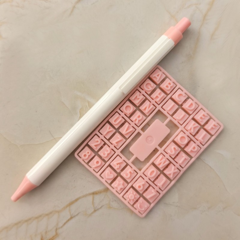 DIY クリエイティブパズルレターペンニュートラルプレスペンインシンプルな学生署名ペンギフトブラックリフィルセット|undefined