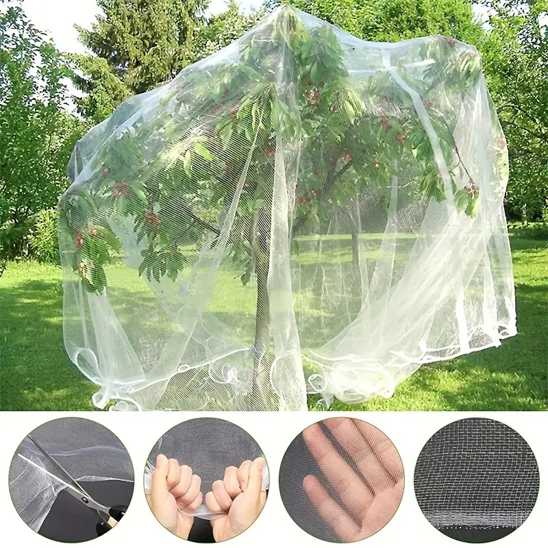 可裁剪防虫网昆虫网加密密目网纱网蔬菜害虫植物作物保护网密目网