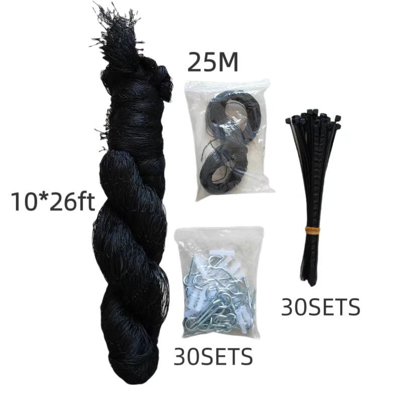 尼龙涤纶合股线色阳台防猫网阳台防坠网阳台安全网支持贴标