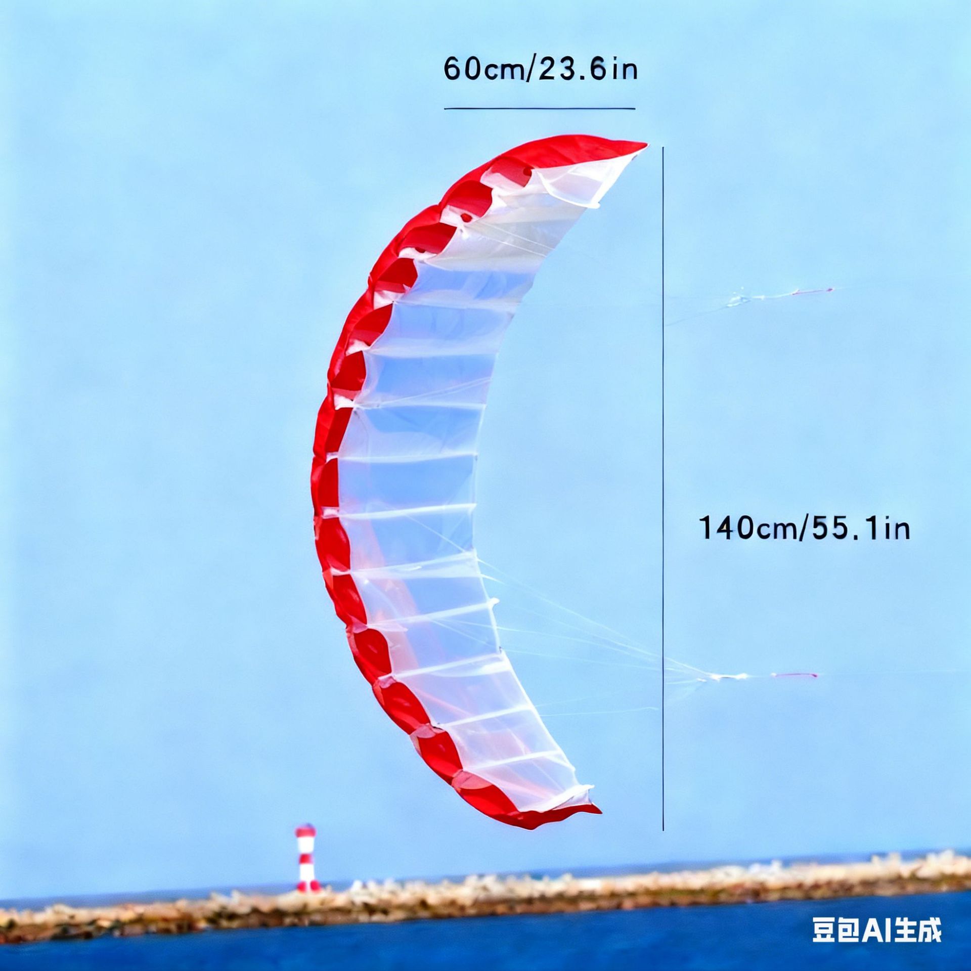 Comercio exterior suave doble línea paraguas cometas transfronterizas explosión Amazon paraguas eléctricos cometas paracaídas acrobacias paraguas cometas