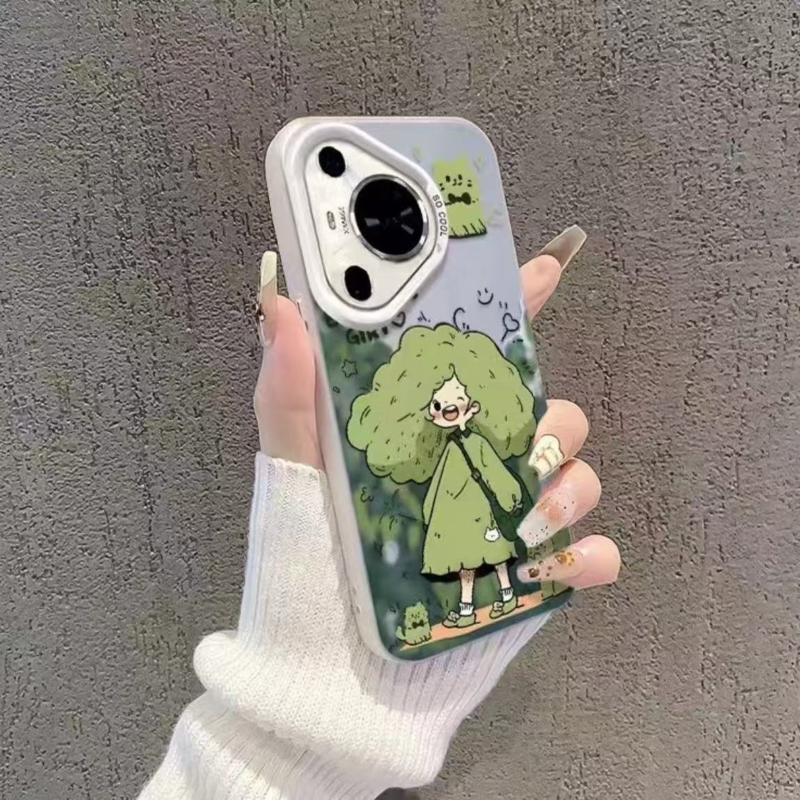 Para Huawei mate60Pro teléfono celular shell girl pura70 nueva gloria 100nova12pro90PRO