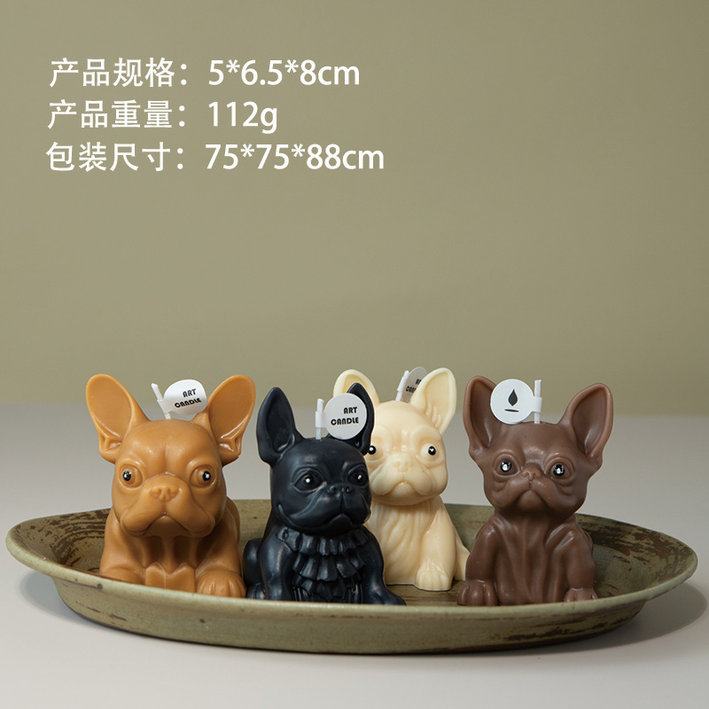 Ventas transfronterizas calientes en forma de perros de viento, adornos adorables de decoración de alto nivel, regalos de mano al por mayor.